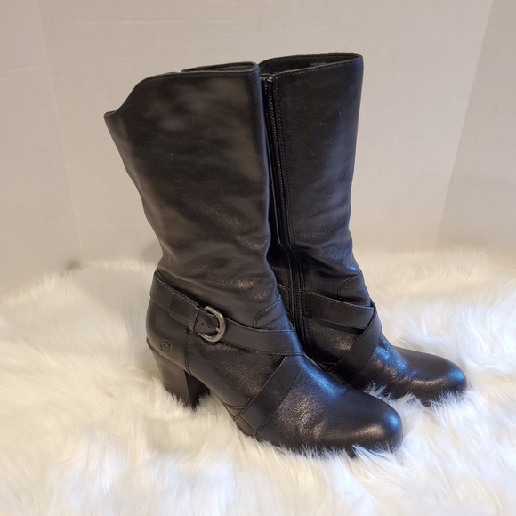 BORN Nuri Calf High Black Boots, Size 9.5 - Picture 5 of 12